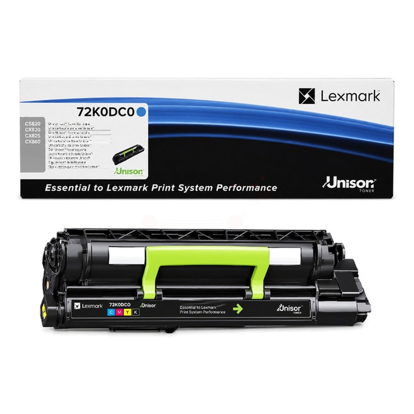 Unité développeur d'origine Lexmark 72K0DC0 - cyan