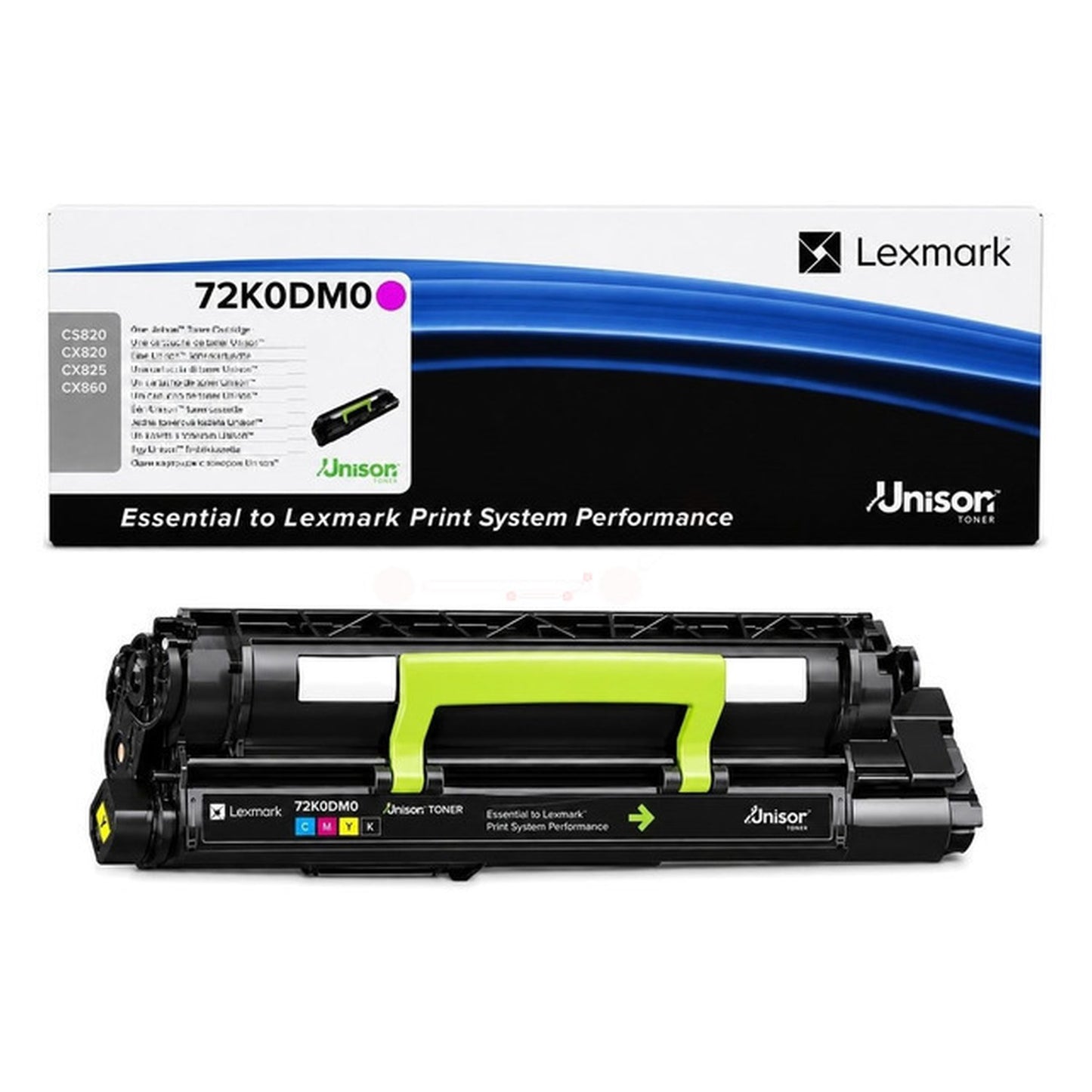 Unité développeur d'origine Lexmark 72K0DM0 - magenta