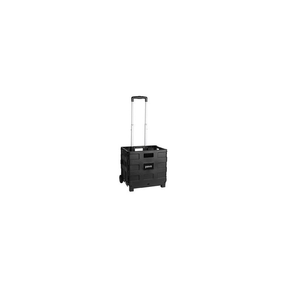 pavo Chariot de transport avec bac rabattable, charge 25 kg