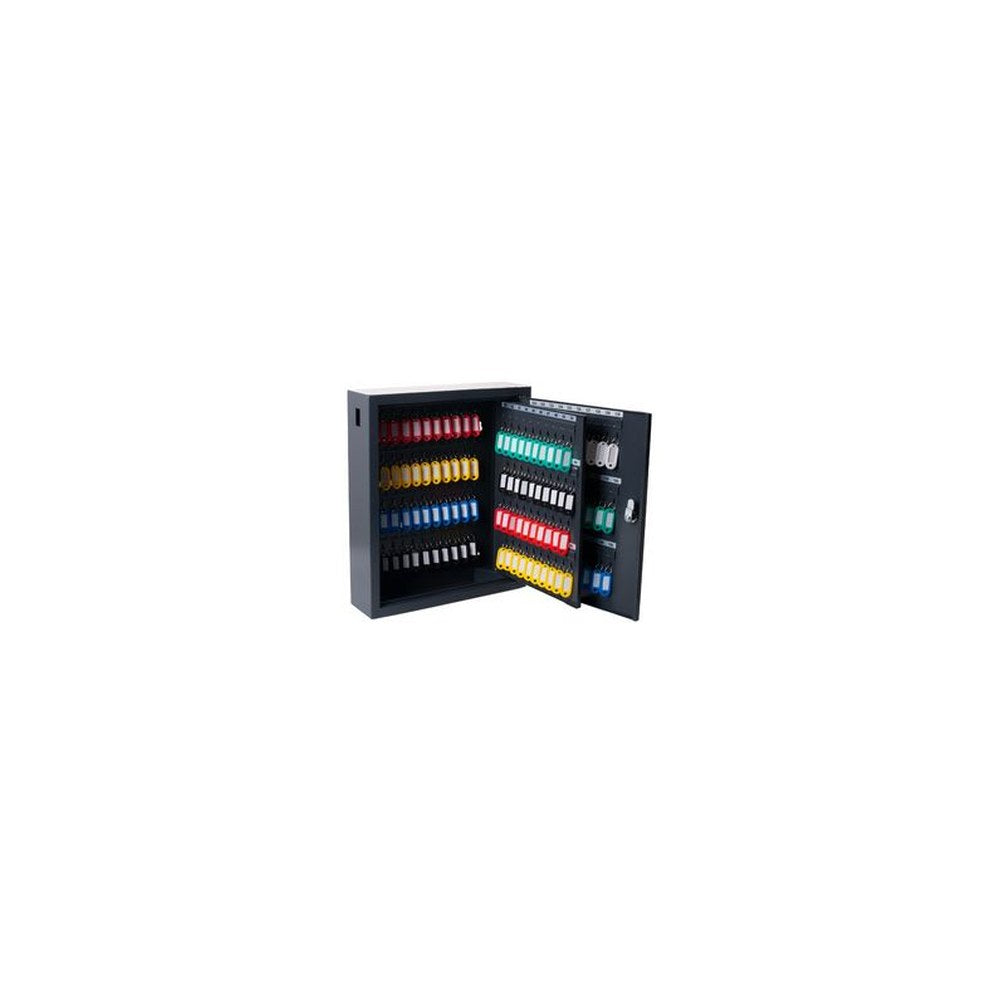 pavo Armoire à clés Deluxe, pour 150 clés, gris foncé