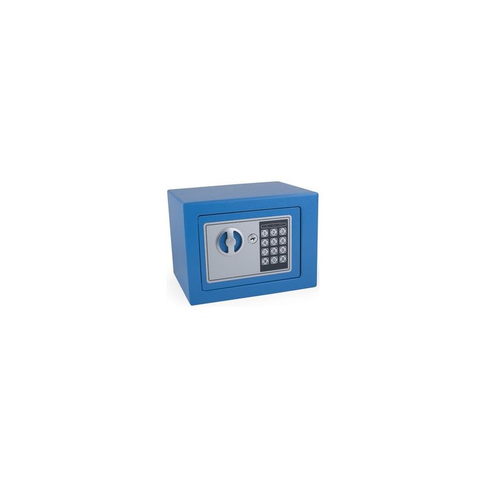 pavo Mini coffre-fort, avec serrure électronique, bleu