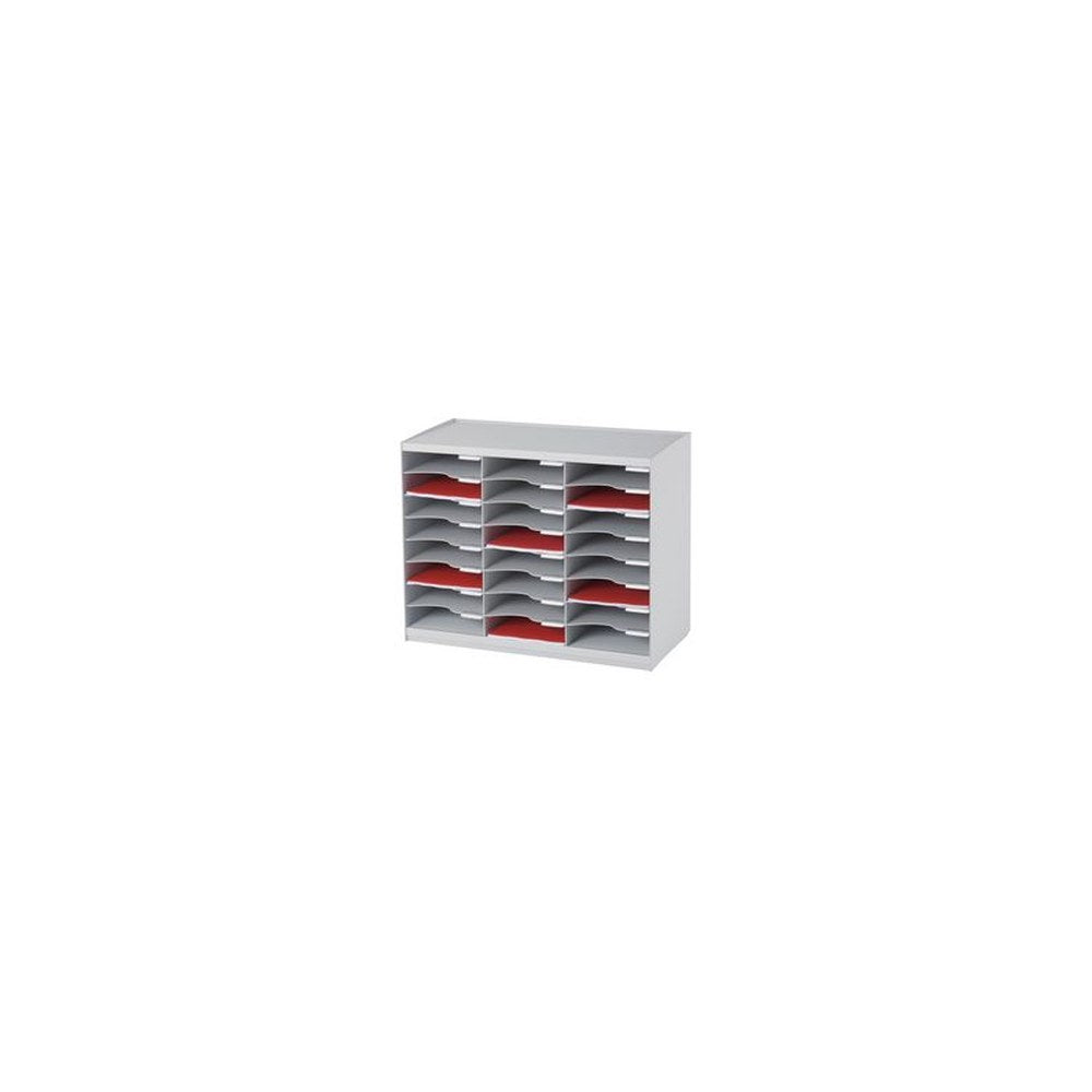 PAPERFLOW Trieur monobloc, 24 compartiments, noir