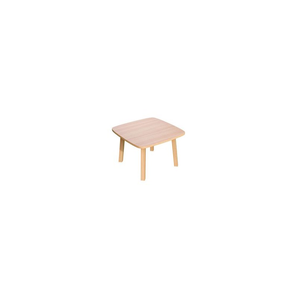 PAPERFLOW Table d'appoint WOODY, en bois massif, hêtre