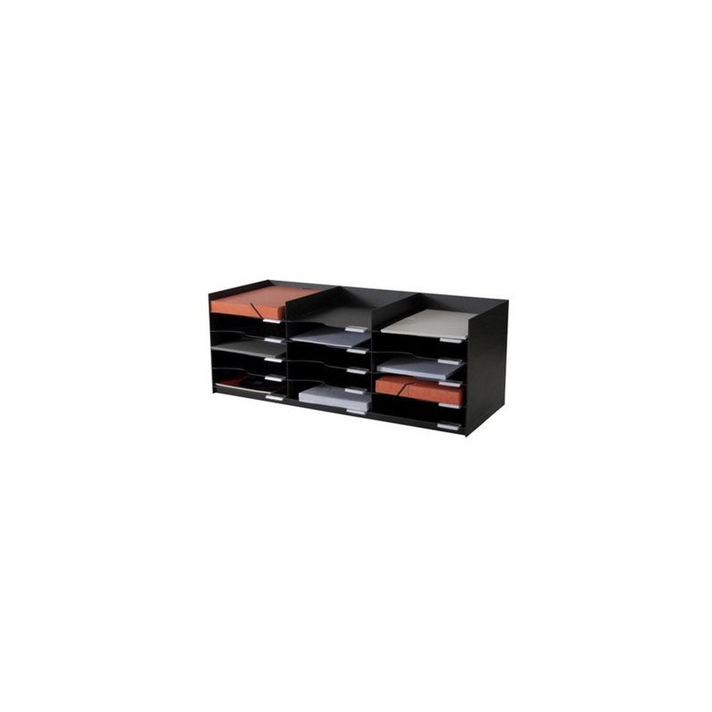 PAPERFLOW Station de tri Formularbox, 15 compartiments, noir