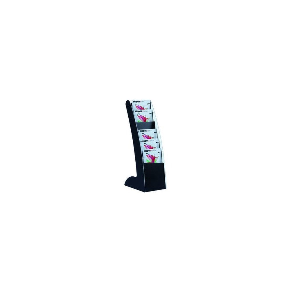 PAPERFLOW Porte-prospectus Courbo Slim, 6 casiers