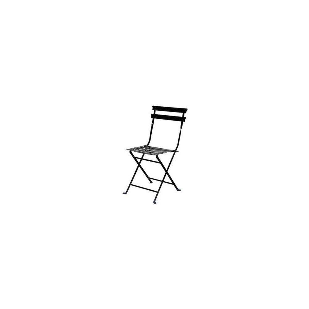 PAPERFLOW Chaise pliante d'extérieur EDEN, set de 2, noir