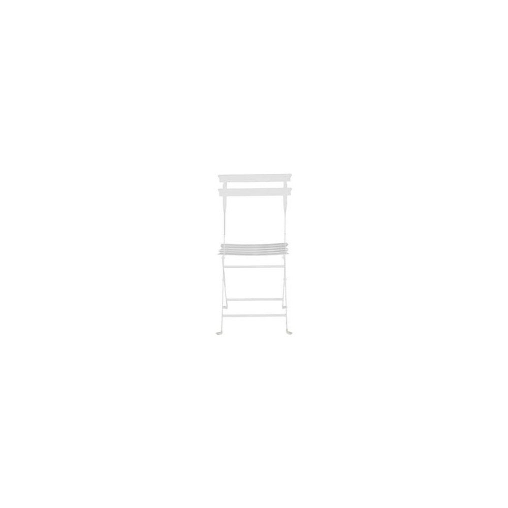 PAPERFLOW Chaise pliante d'extérieur EDEN, set de 2, blanc