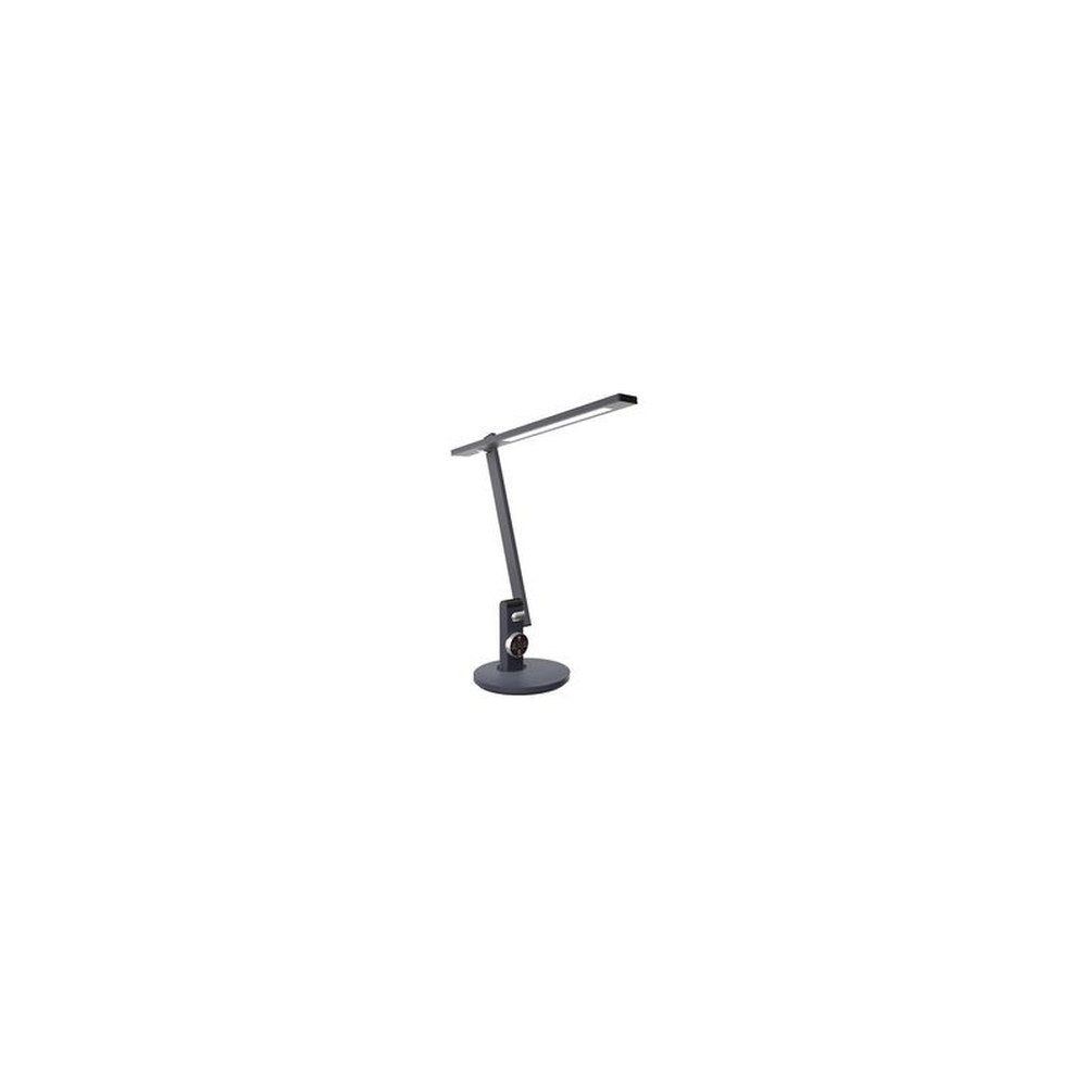 PAPERFLOW Lampe de table à LED BENTO, socle, gris métallisé