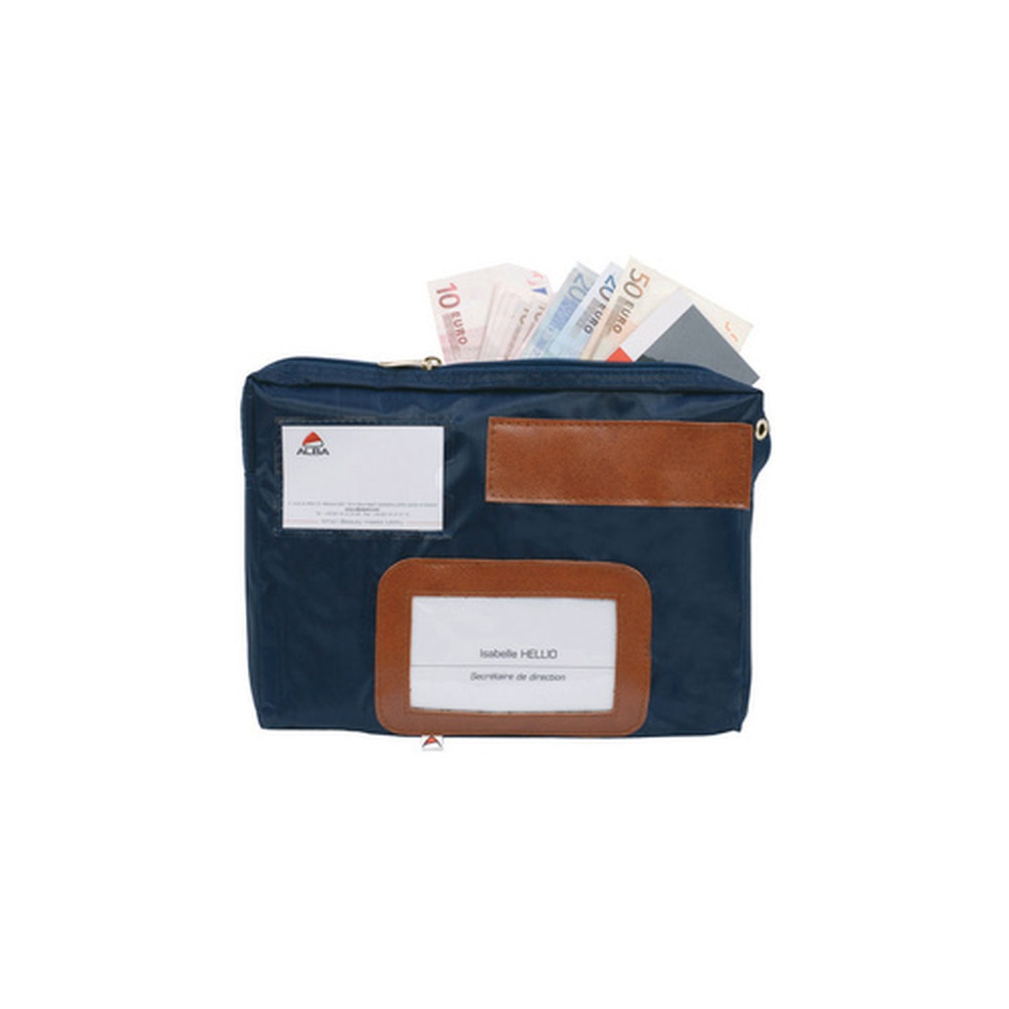 ALBA Sac navette "POCAIS", avec soufflet, polyester, bleu