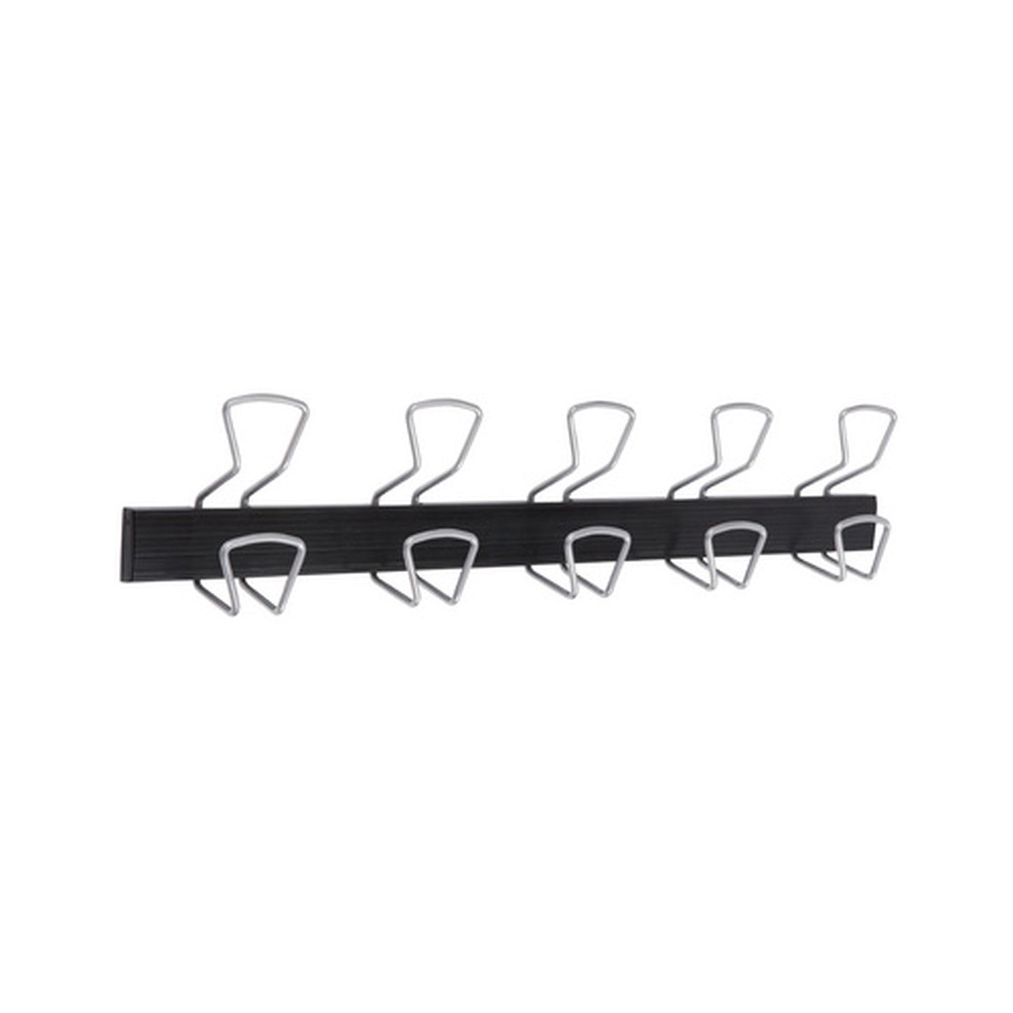 ALBA Portemanteau mural "PRO5", 5 crochets, gris/noir