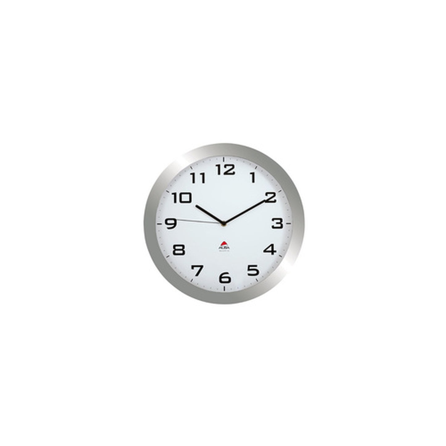 ALBA Horloge murale "HORISSIMO", montre à quartz, argent