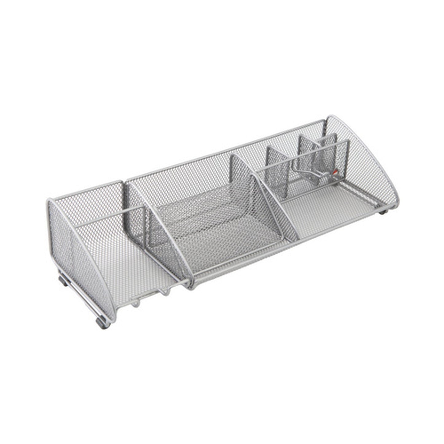 ALBA Organiseur de bureau "MESHBOARD", en métal, gris