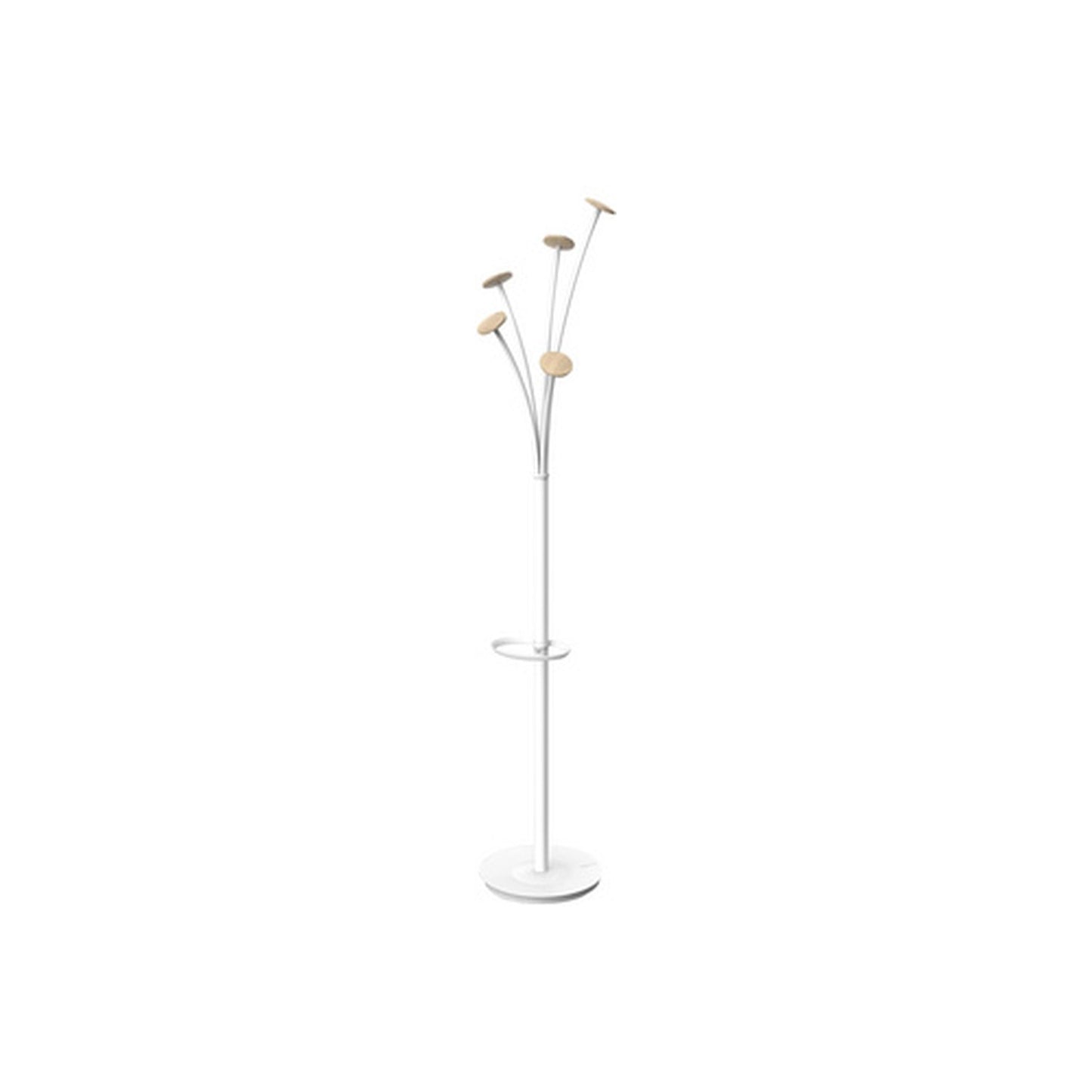ALBA Portemanteau FESTIVAL, hauteur: 1.870 mm, blanc/bois