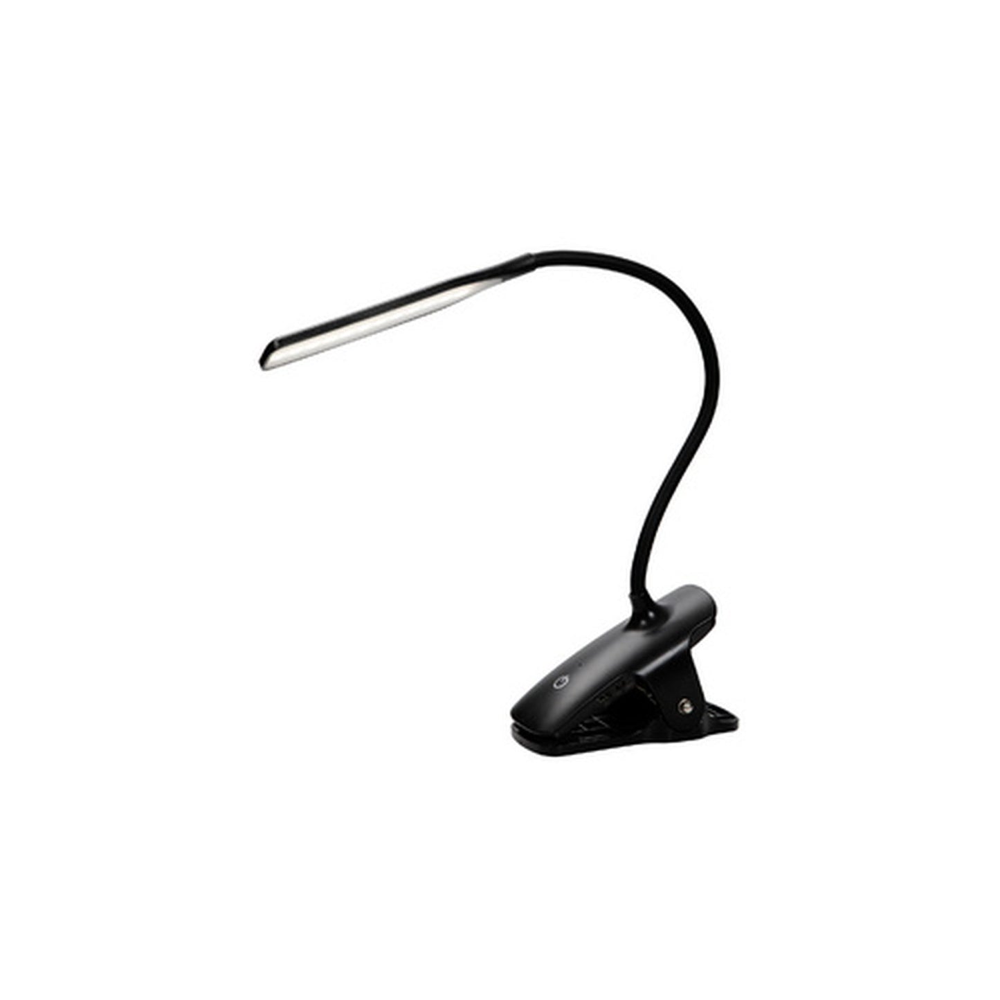 ALBA Lampe de lecture LED rechargeable "LEDCLIP", noir