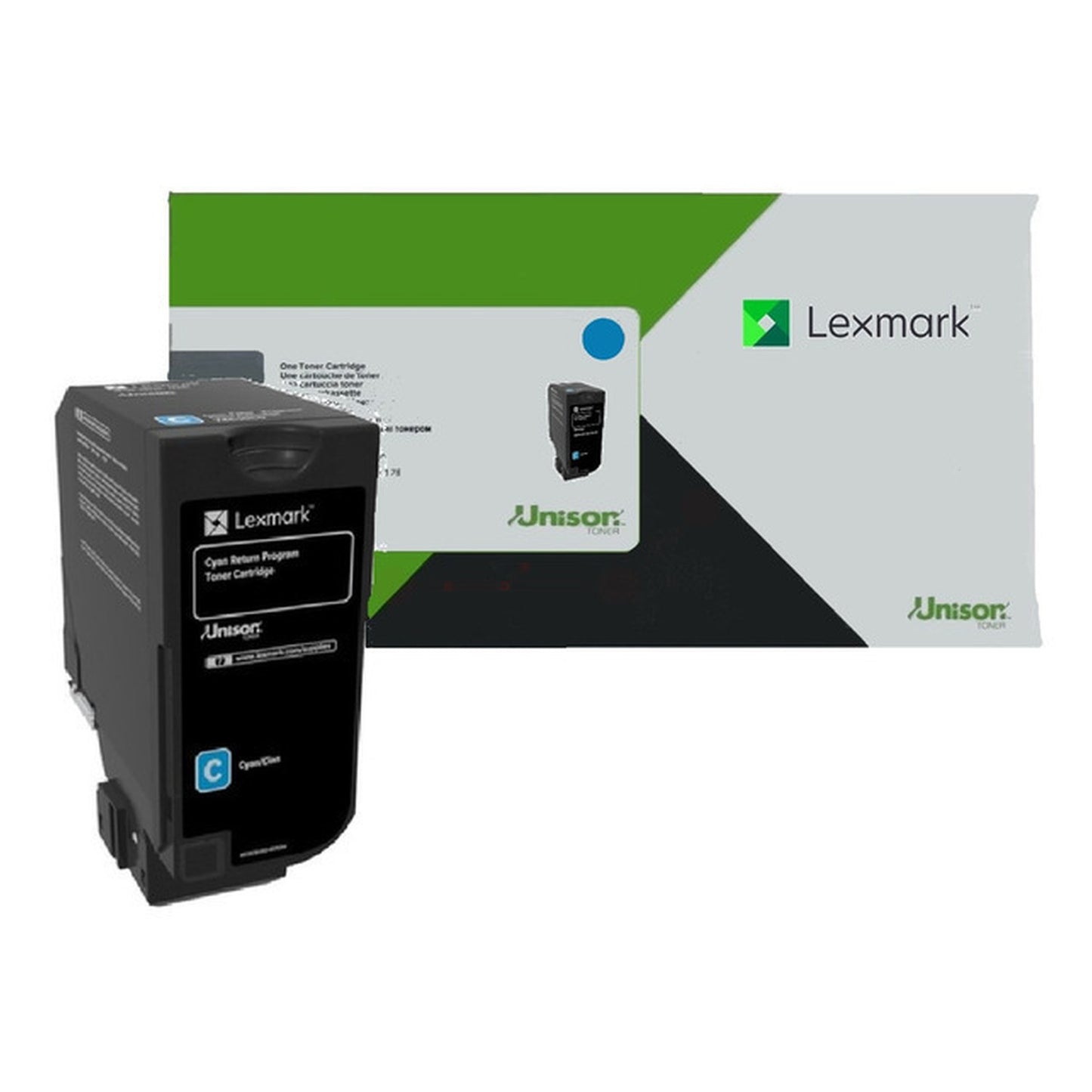 Toner d'origine Lexmark 74C20C0 - cyan