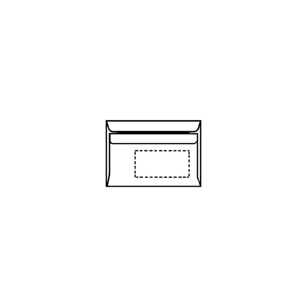 herlitz Envellope C6, sans fenêtre, blanc