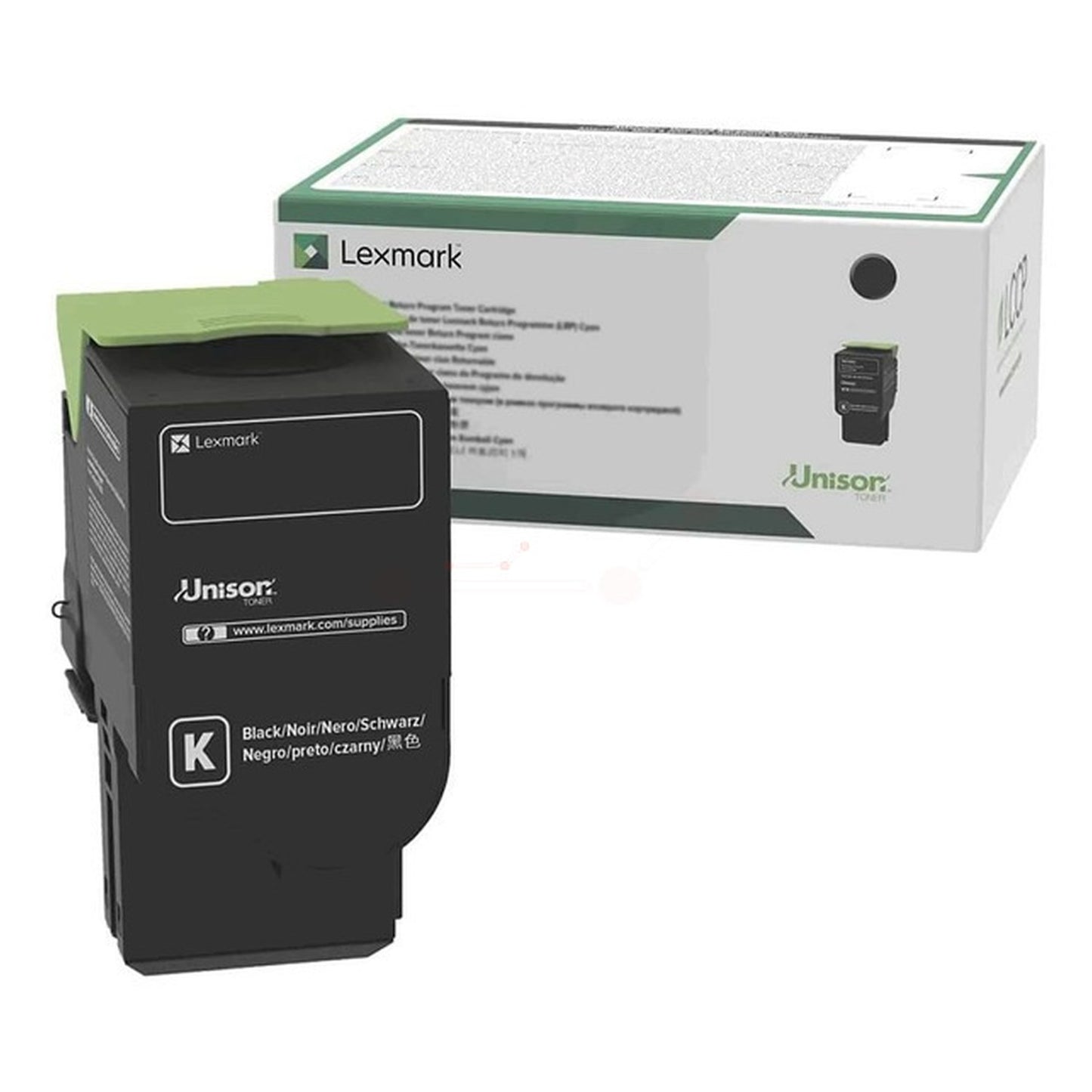 Toner d'origine Lexmark 78C20KE - noir
