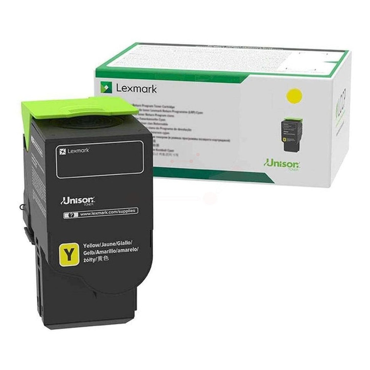 Toner d'origine Lexmark 78C2UYE - jaune