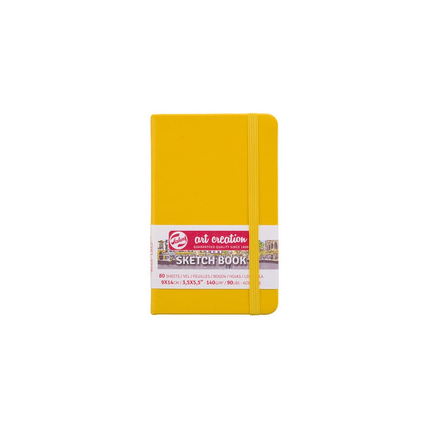 ROYAL TALENS Art Creation Carnet de croquis, 90x140 mm,jaune