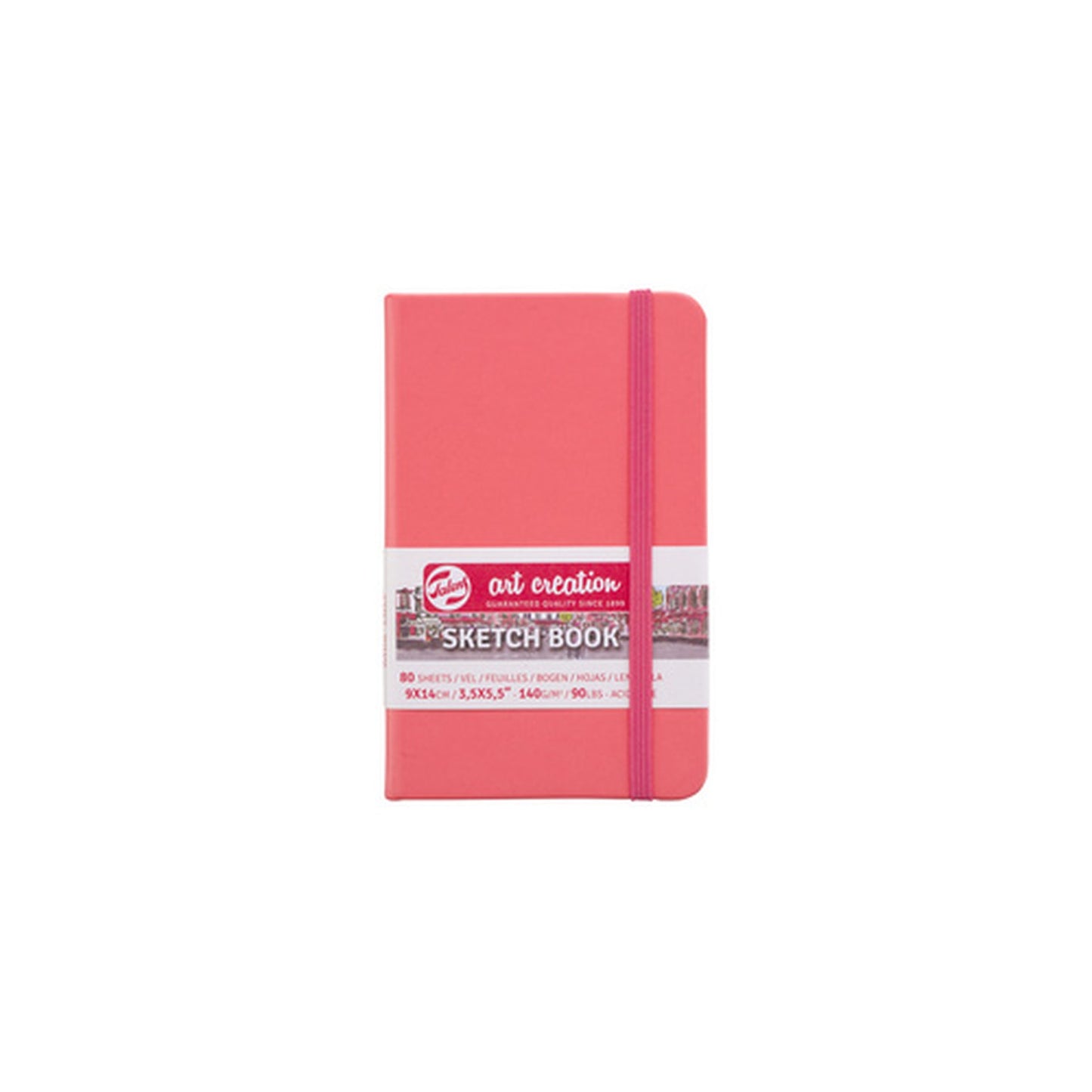 ROYAL TALENS Art Creation Carnet de croquis, 90x140 mm,rouge