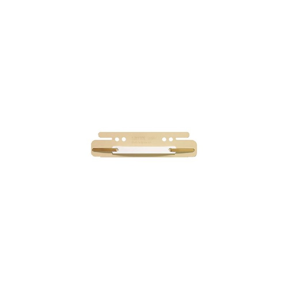 LEITZ Einsteck-Heftstreifen, 38 x 158 mm, PVC, sand