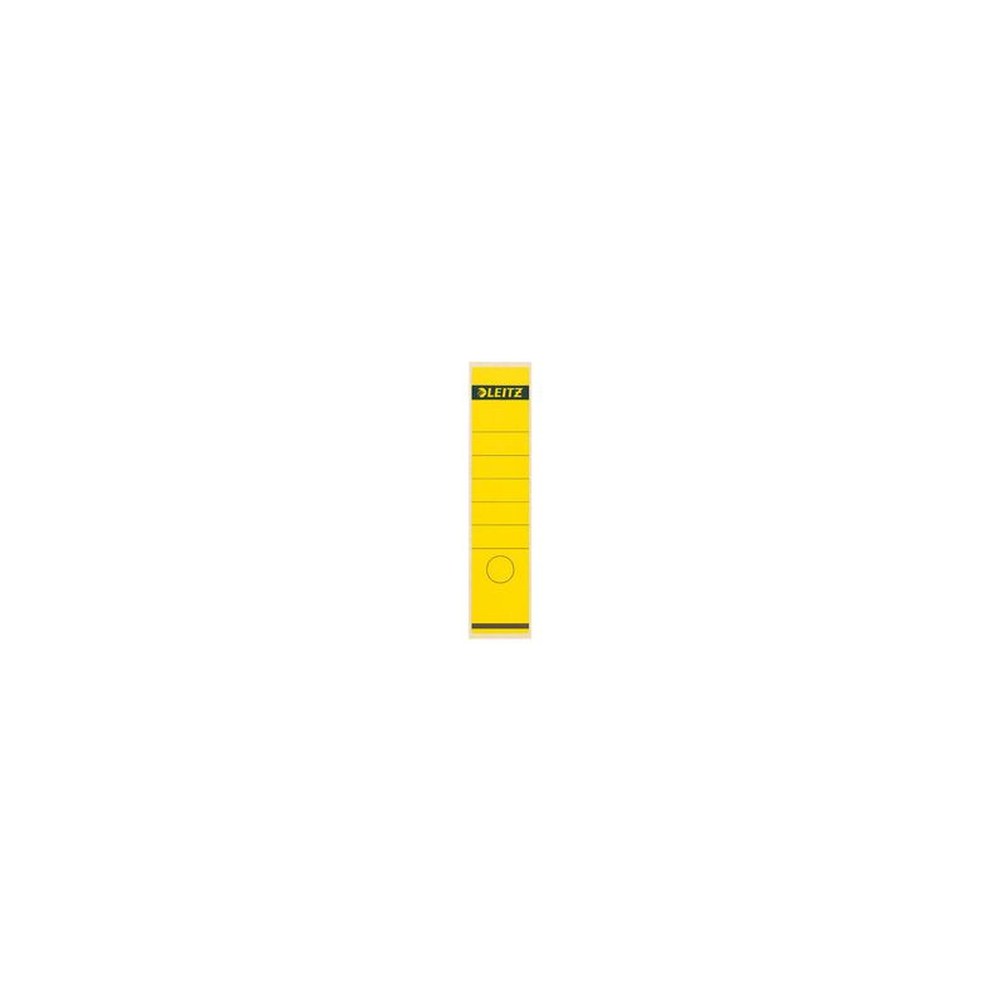 LEITZ Etiquette pour dos de classeur, 61 x 285 mm, jaune