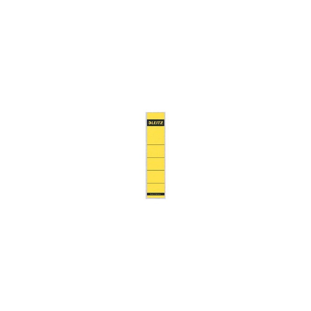 LEITZ Etiquette pour dos de classeur, 39 x 192 mm, jaune
