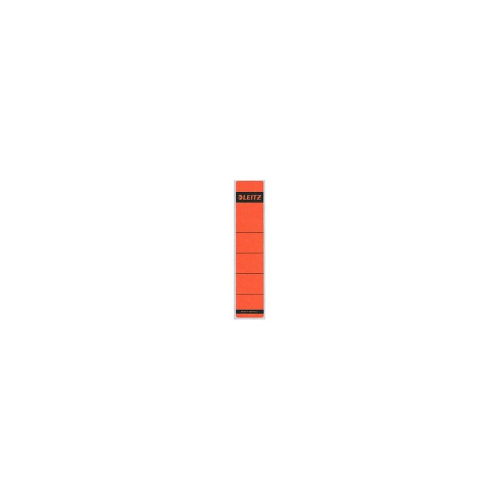LEITZ Etiquette pour dos de classeur, 39 x 192 mm, rouge
