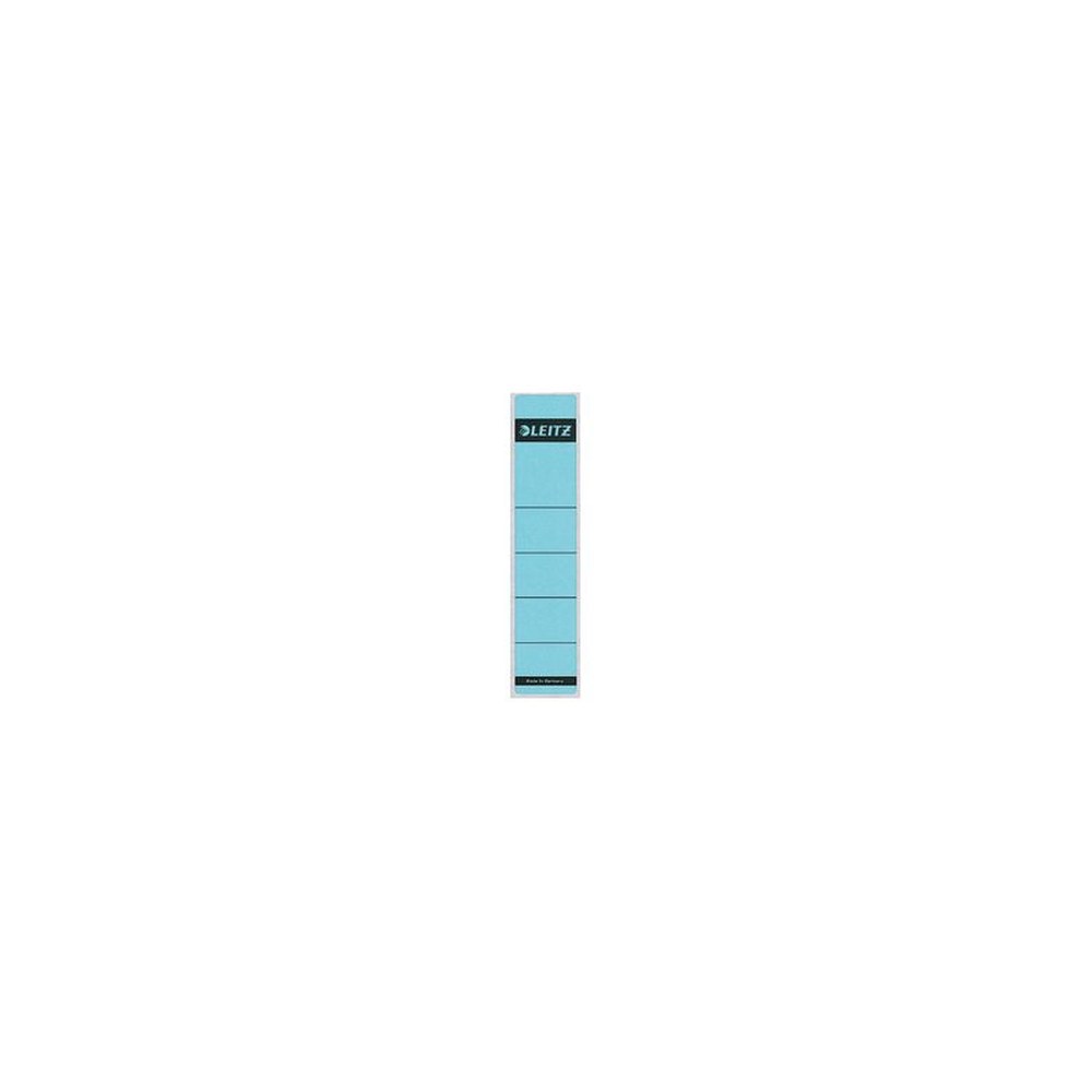 LEITZ Etiquette pour dos de classeur, 39 x 192 mm, bleu