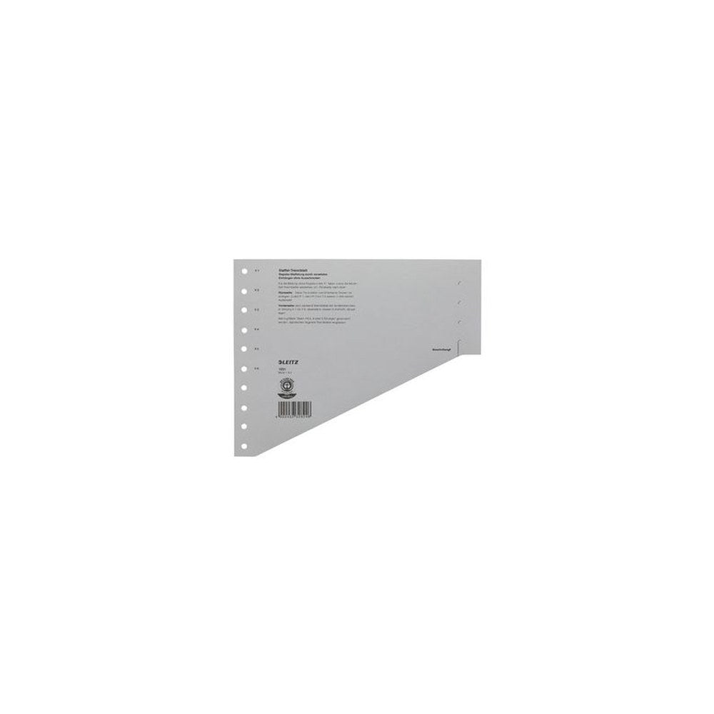LEITZ Intercalaires-échelon, format A4 extra large, gris