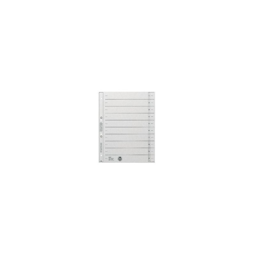 LEITZ Intercalaires, format A4 extra large, en carton solide