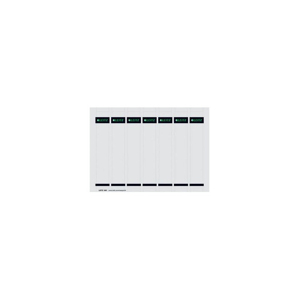 LEITZ Etiquette bristol pour dos de classeur, 31 x 190 mm