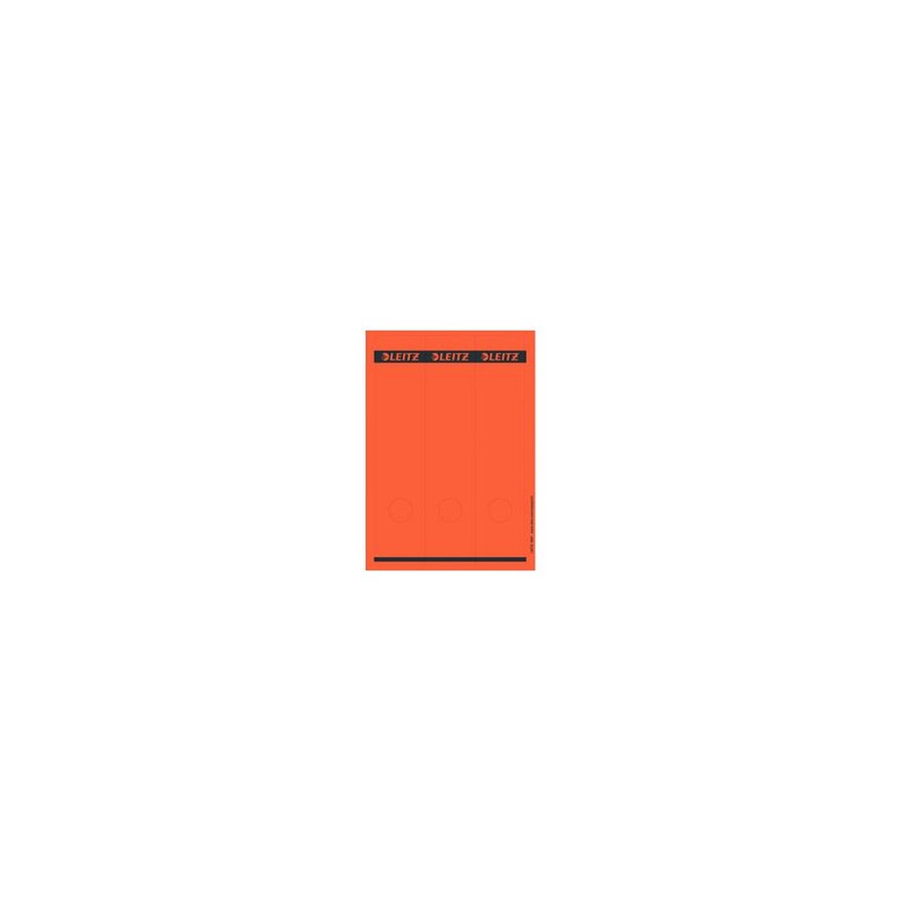 LEITZ Etiquette pour dos de classeur, 61 x 285 mm, rouge