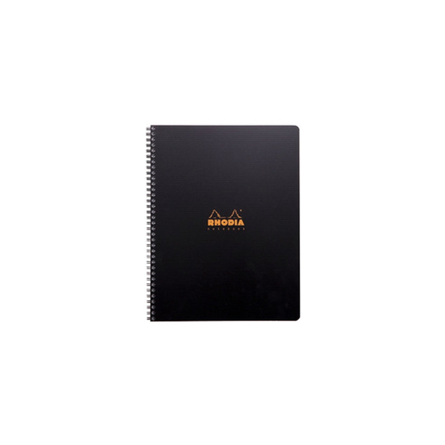 RHODIA Cahier à spirale "Note Book", A4+, ligné, noir