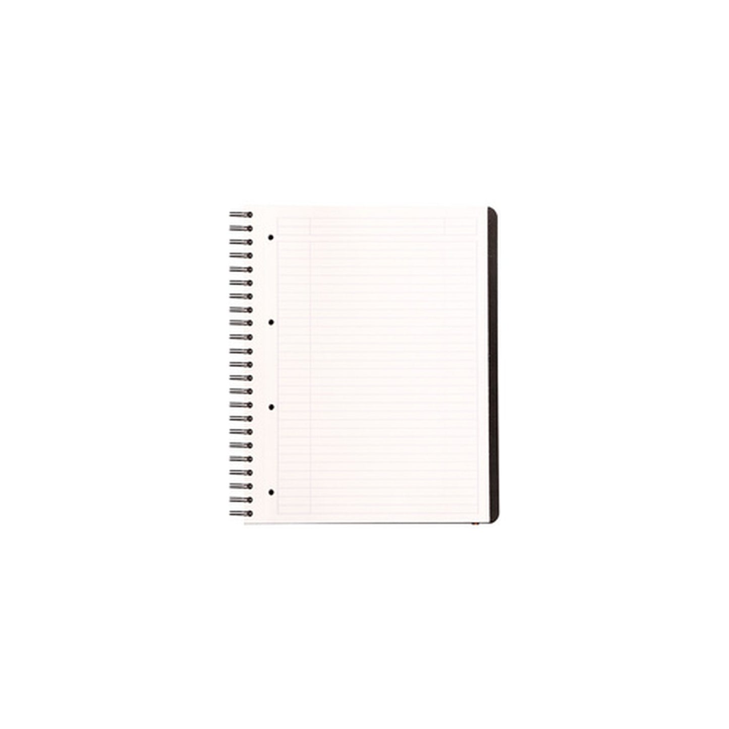 RHODIA Cahier à spirale "Pro Book", A4+, ligné, noir