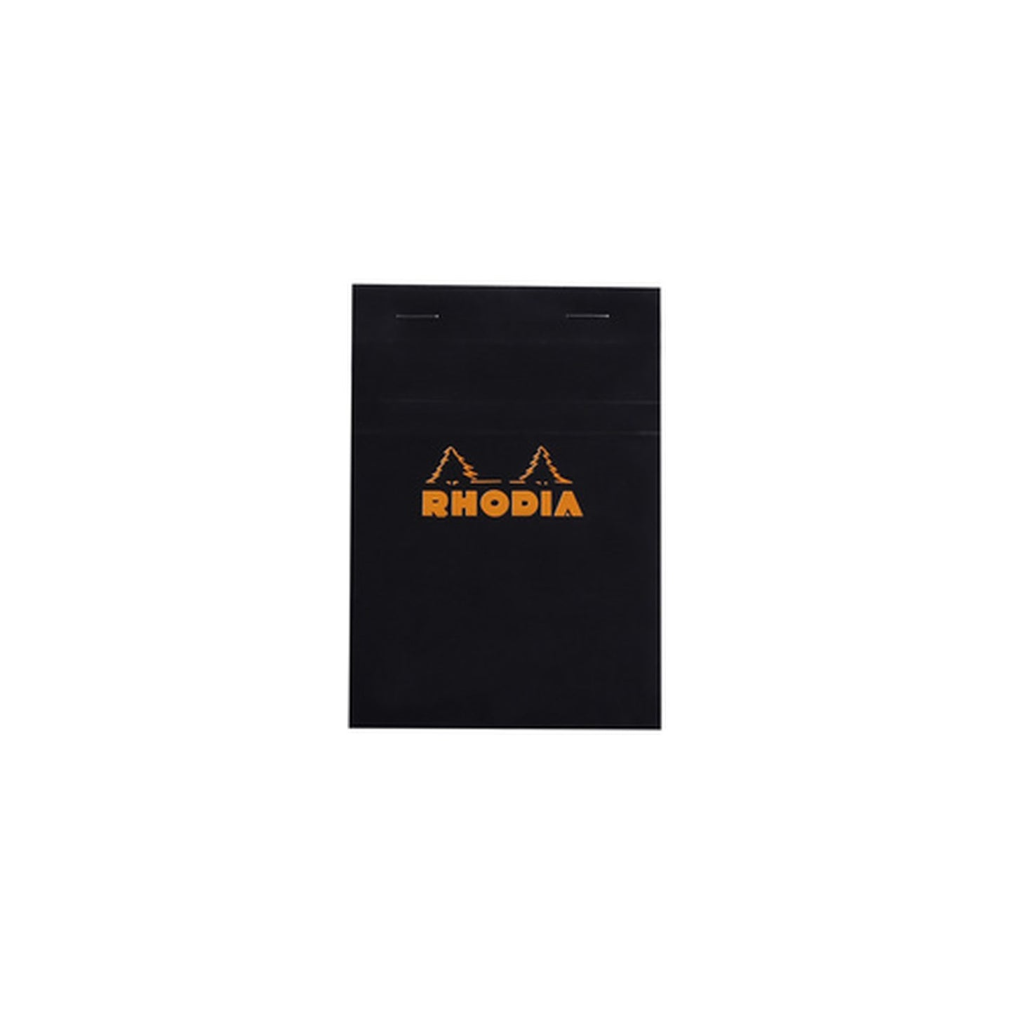 RHODIA Bloc agrafé No. 13, format A6, quadrillé 5x5, noir