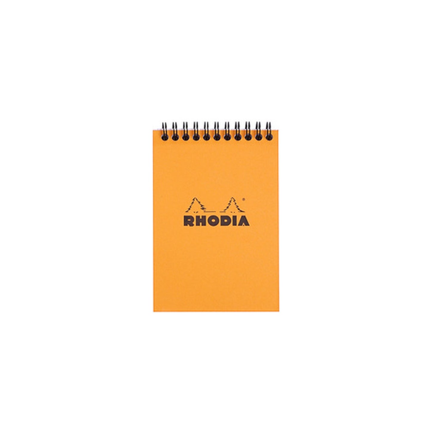 RHODIA Bloc spiralé No. 13, format A6, quadrillé 5x5, orange