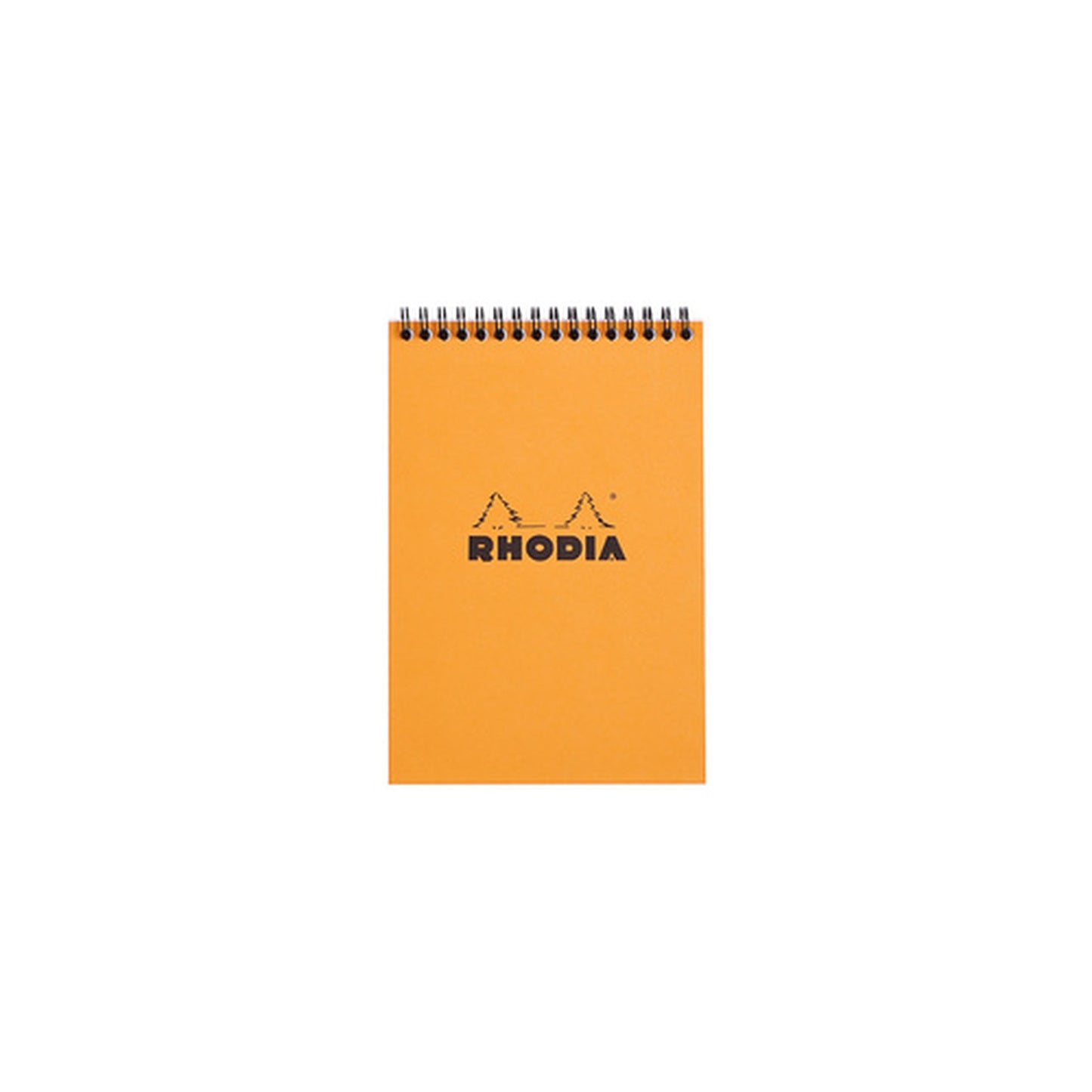 RHODIA Bloc spiralé No. 16, format A5, quadrillé 5x5, orange