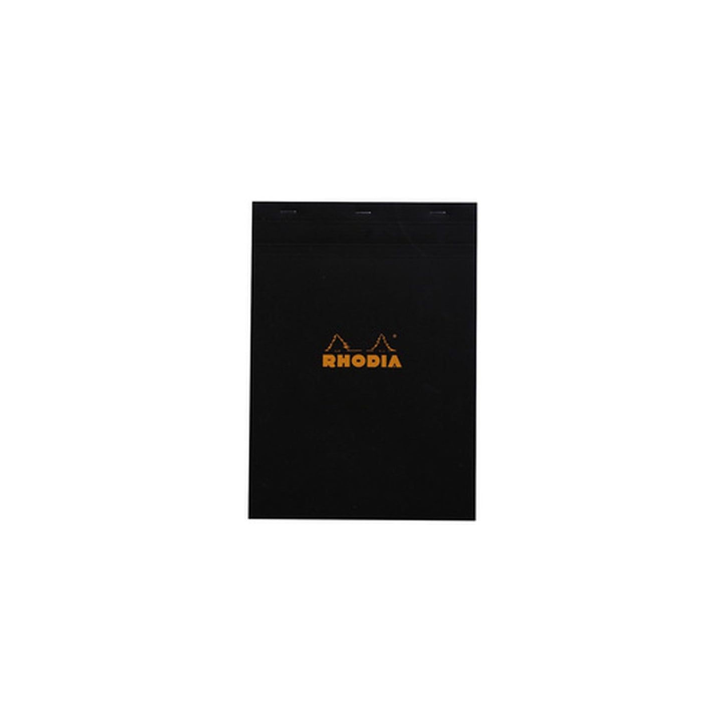 RHODIA Bloc agrafé No. 18, format A4, quadrillé 5x5, noir