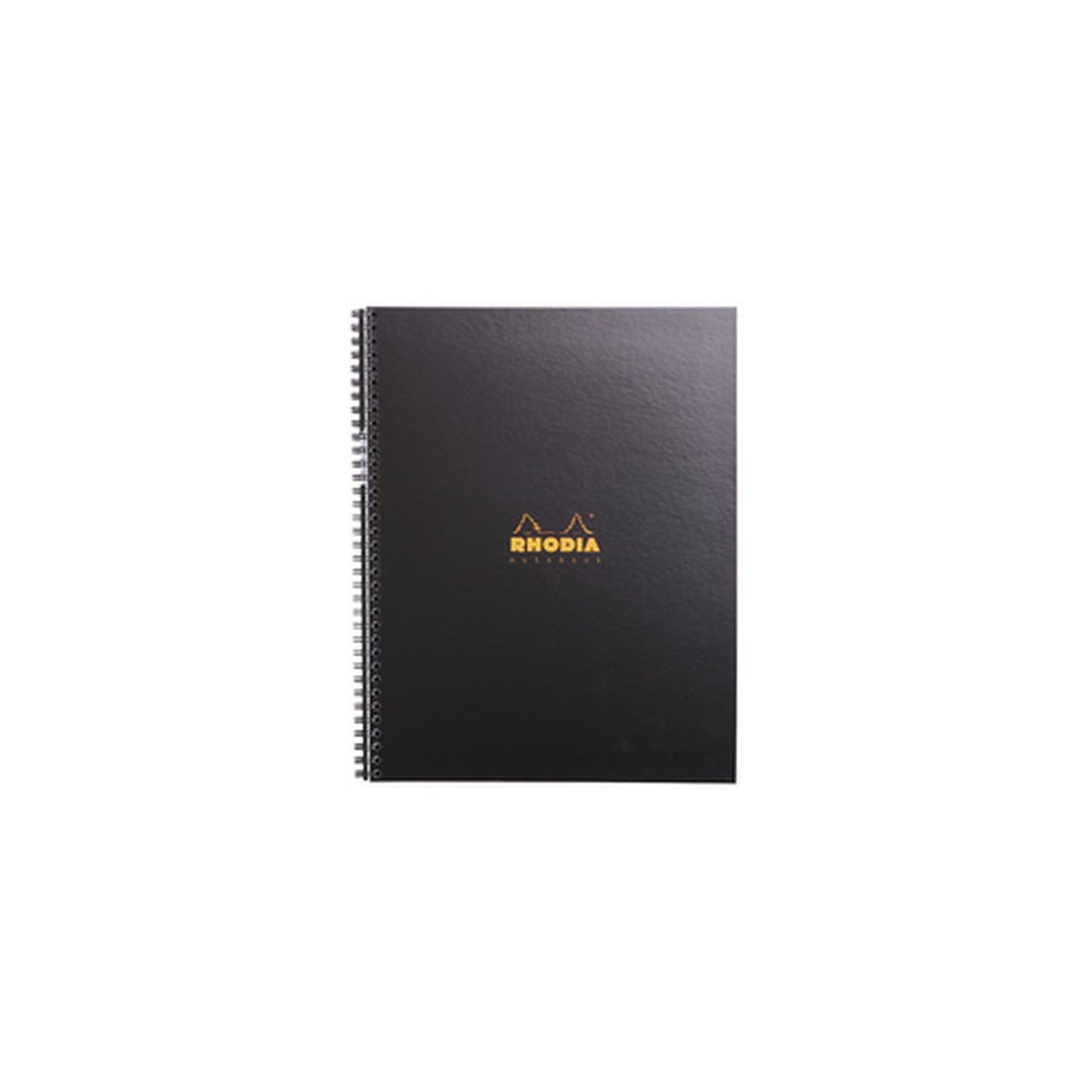 RHODIA Cahier à spirale "Note Book", format A4+, ligné, noir