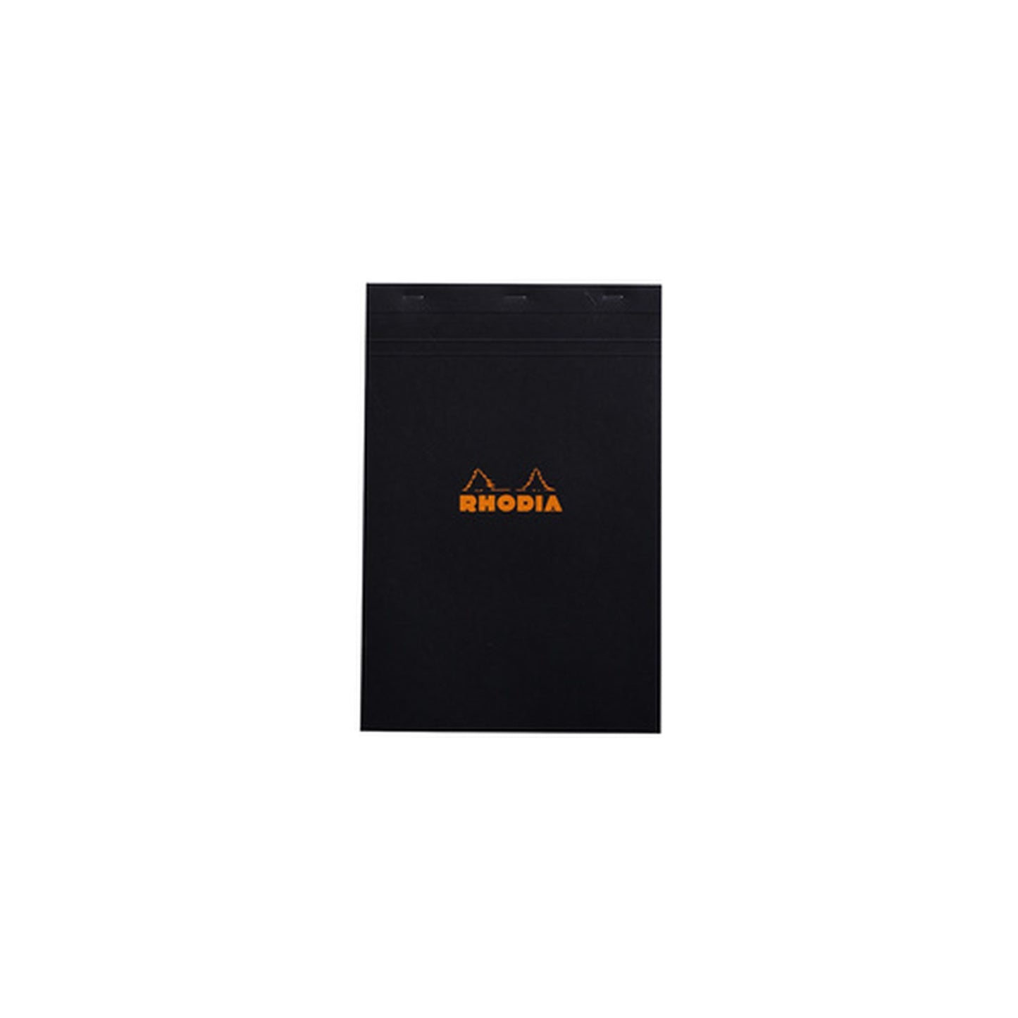 RHODIA Bloc agrafé No. 19, format A4+, quadrillé 5x5, noir