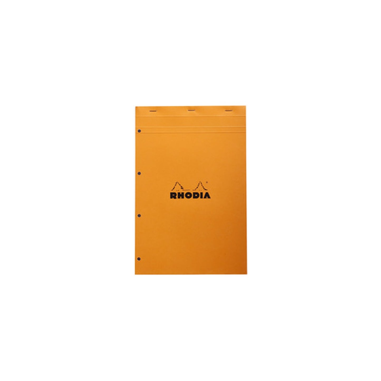 RHODIA Bloc agrafé No. 20, format A4+, quadrillé 5x5, orange