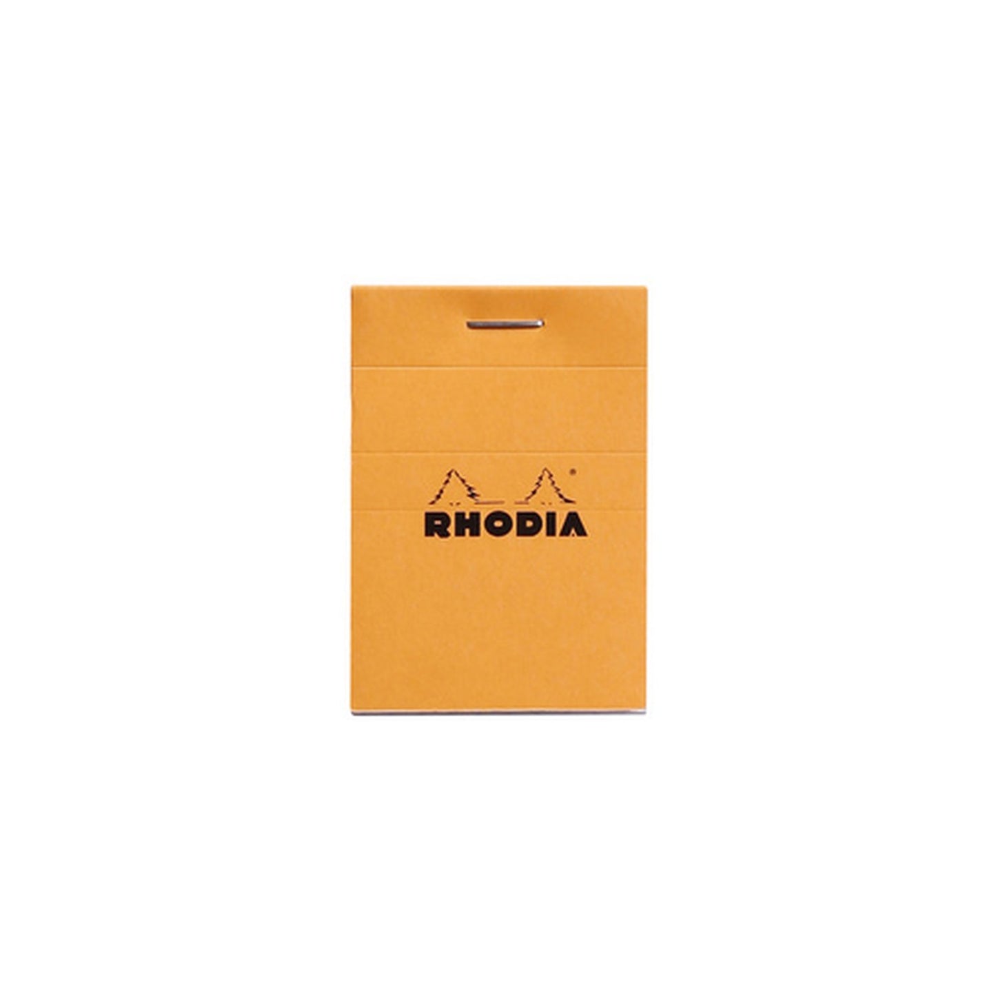RHODIA Bloc agrafé No. 10, format A8, quadrillé 5x5, orange