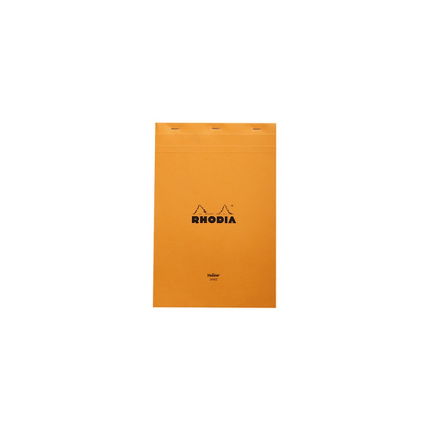 RHODIA Bloc agrafé No. 19 Yellow, A4+, ligné, orange