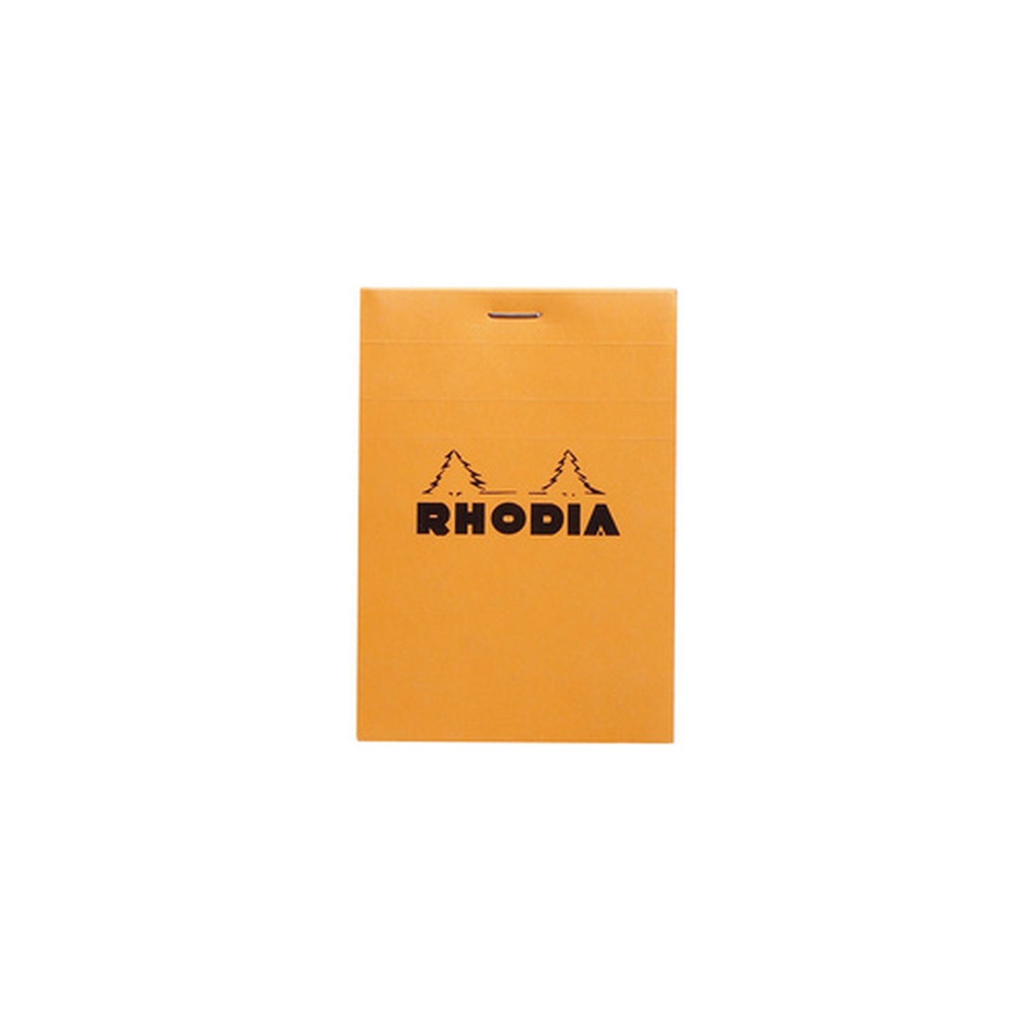 RHODIA Bloc agrafé No.12, 85 x 120 mm, quadrillé 5x5, orange