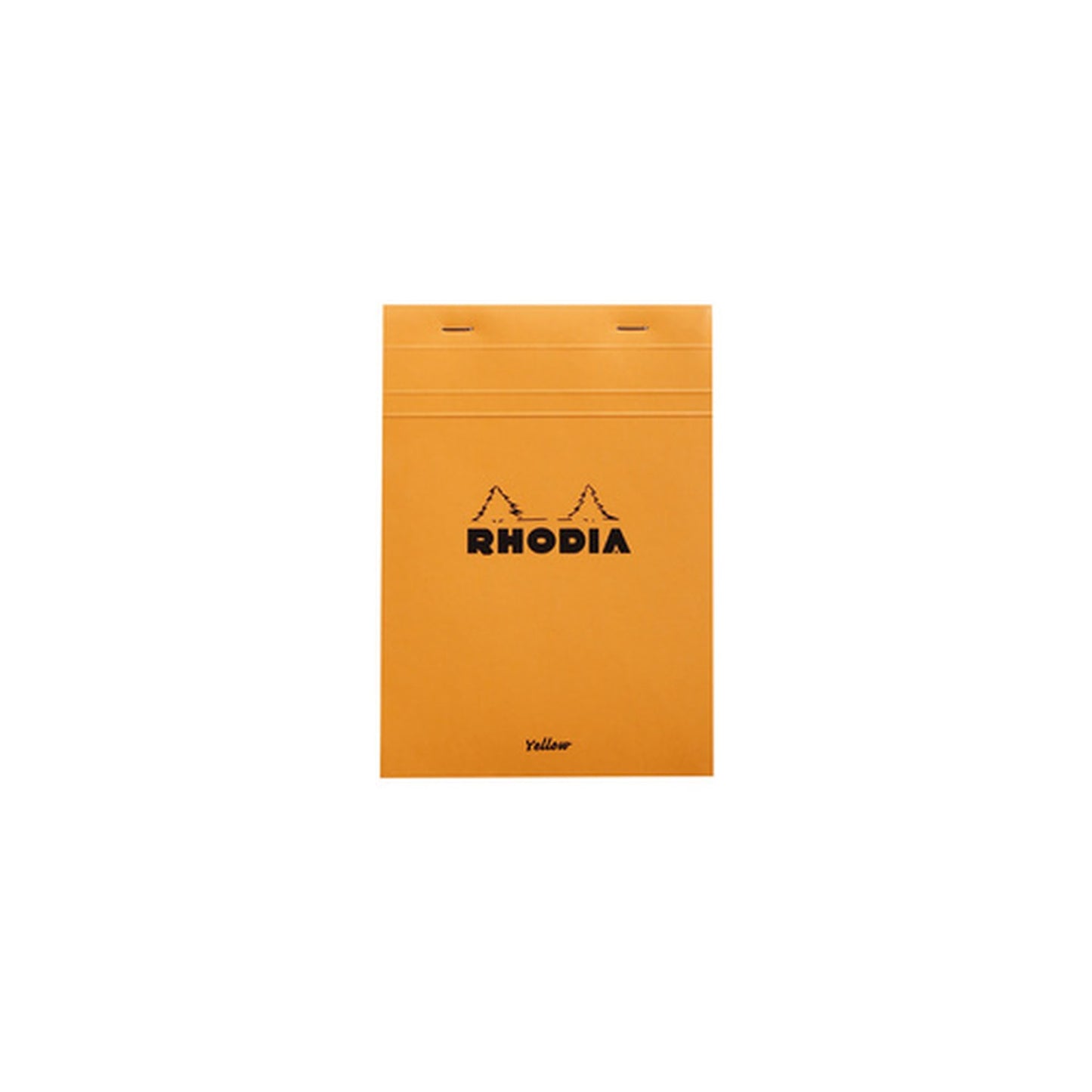 RHODIA Bloc agrafé No. 16 Yellow, format A5, quadrillé