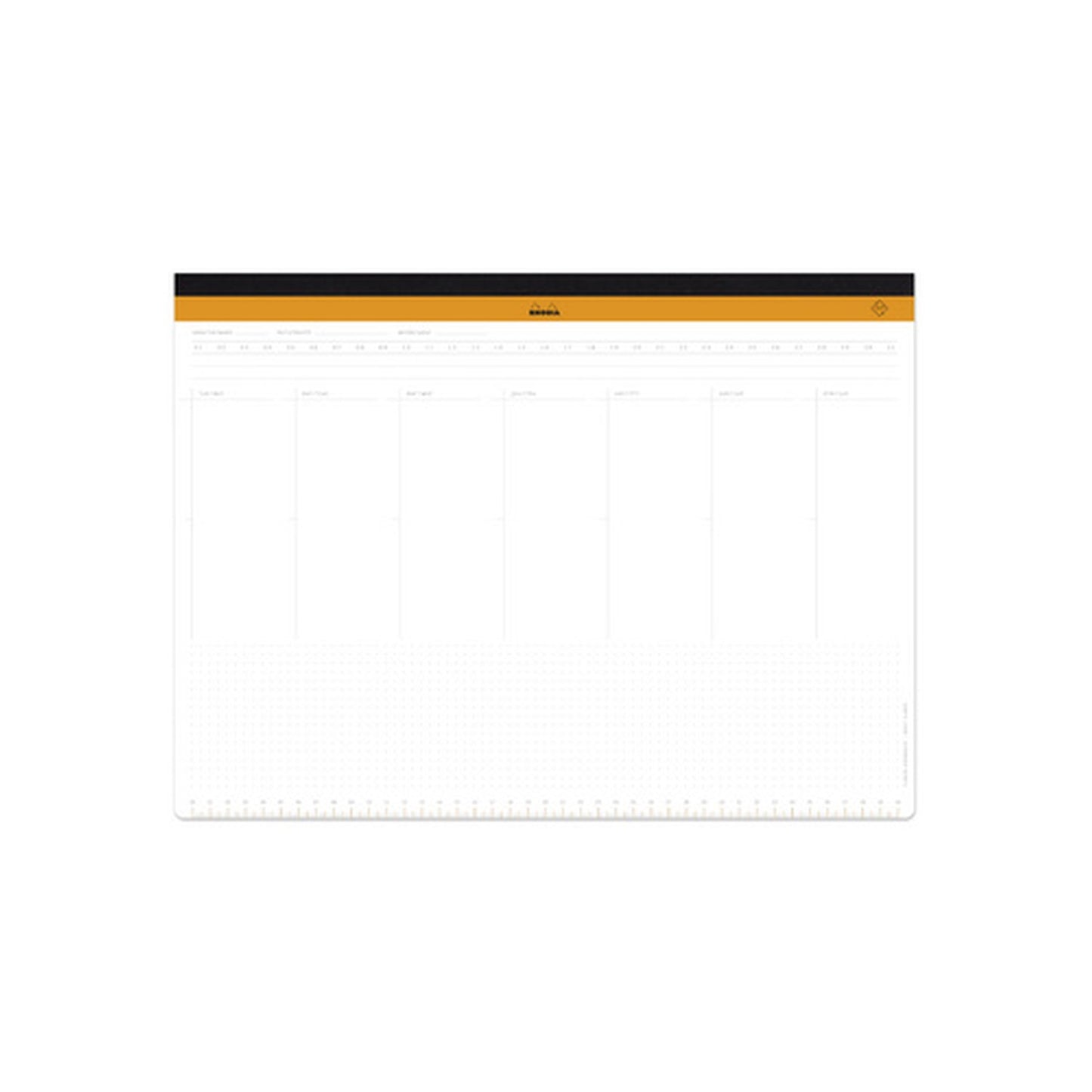 RHODIA Sous-main semainier non daté RHODIATIME, A4+