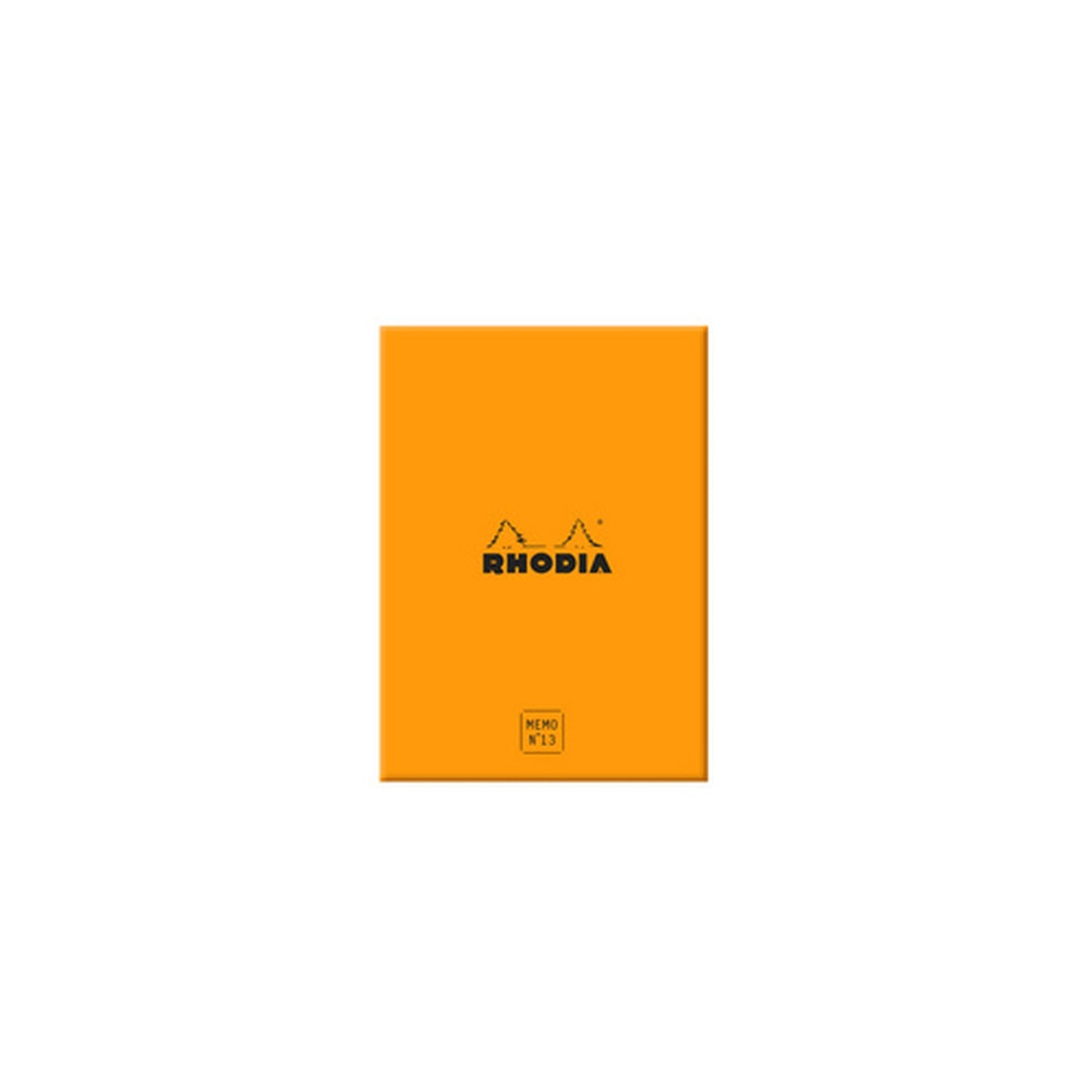 RHODIA Bloc mémo No. 13, 115 x 160 mm, ligné, orange