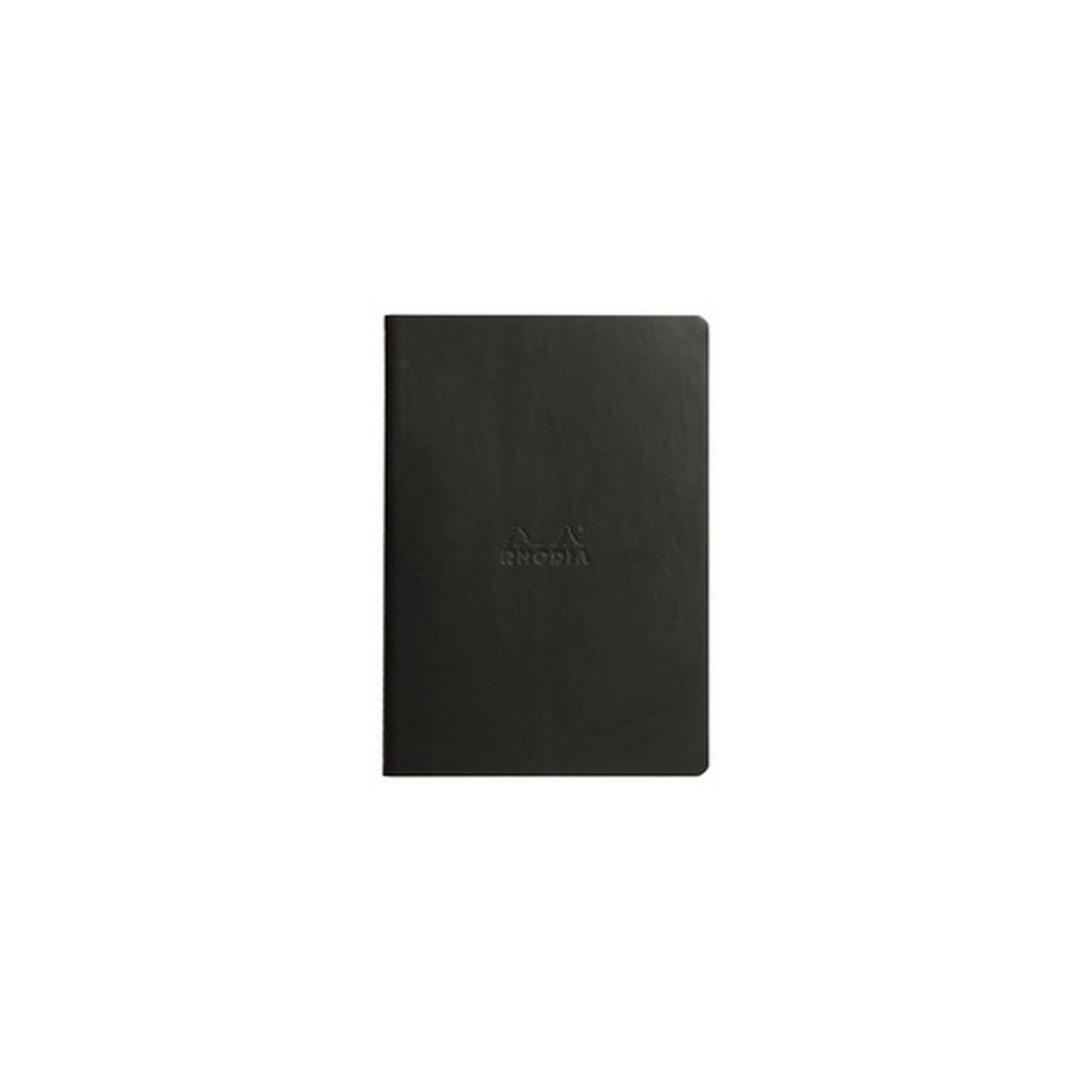 RHODIA Carnet piqûre textile RHODIARAMA, A5, ligné, noir