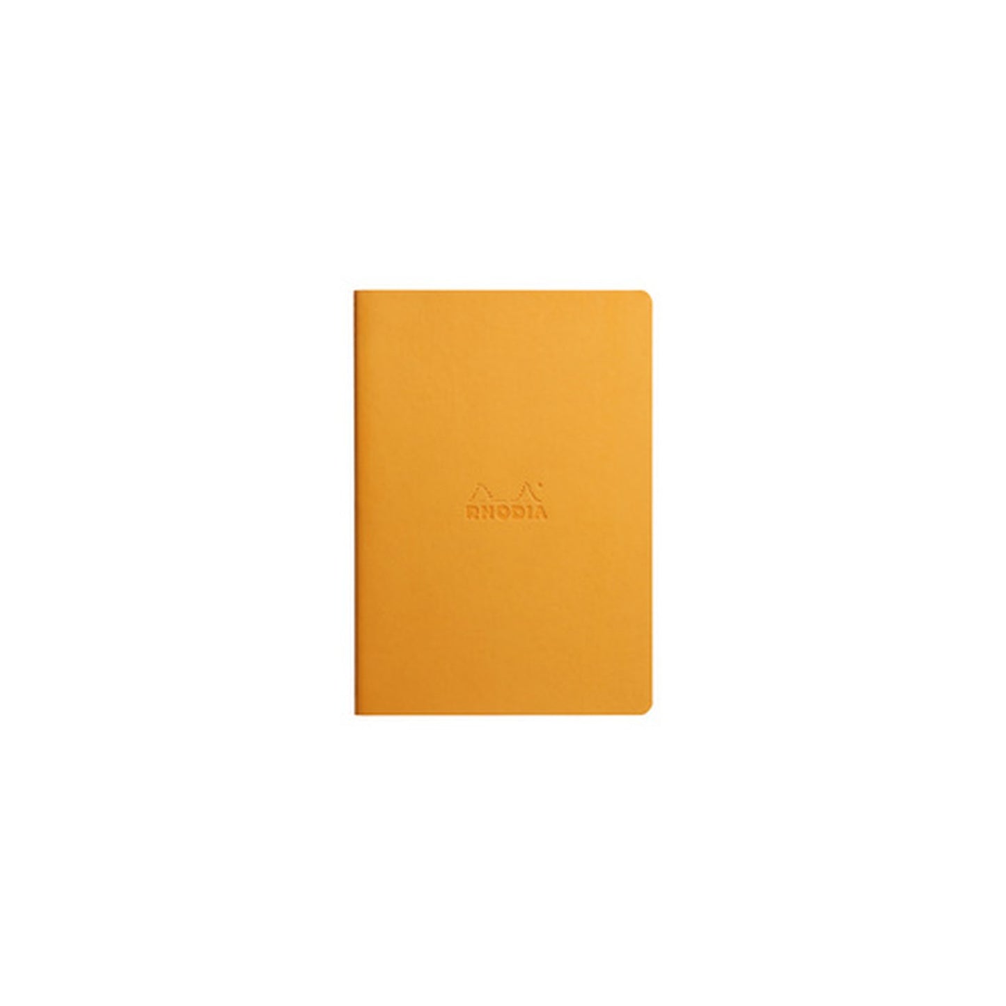 RHODIA Carnet piqûre textile RHODIARAMA, A5, ligné, orange